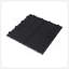 Carreaux de terrasse 12 x 12 pouces, imperméables et antidérapants pour une utilisation extérieure et intérieure, capacité de poids élevée, motif de rosette, paquet de 12-114650026
