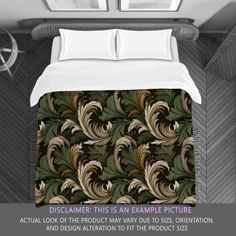 Machine Printed Comforter, King