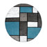 Bleu/Ivoire/Gris