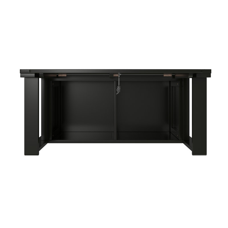 Petit banc de rangement Amherst, Black