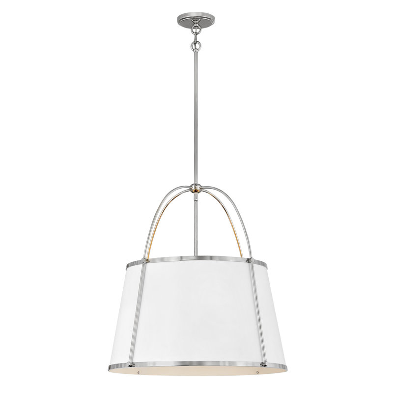 Moxie 4-Light Chandelier, Polished Nickel