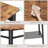 4-Piece Dining Table Set For 4, Kitchen Table With Pu Upholstered Bench and 2 Dining Chairs-114216665