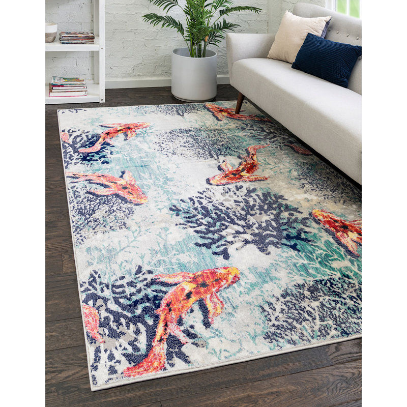 Kesterman Indoor Rug, Rectangle 5'3" x 8'