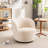 Hadriel Small Swivel Chair,Full Assembled Boucle Upholstered Fabric Barrel Chair,Small Space Armchair-1251603728
