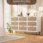 Commode large à 9 tiroirs en rotin-890280520