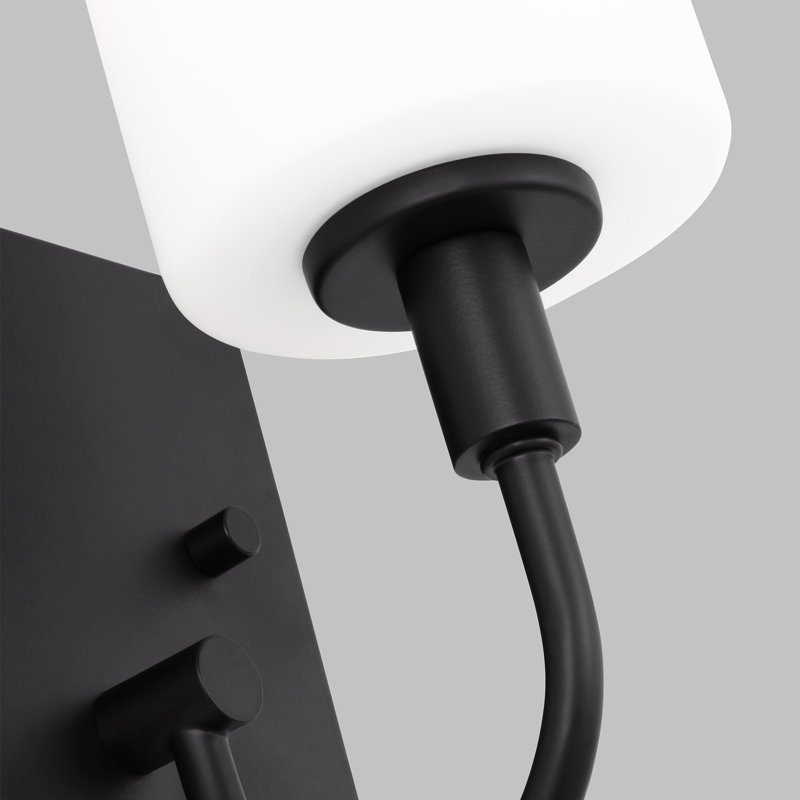 One Light Wall / Bath Sconce, Midnight Black