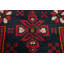 Tapis de zone en laine rouge/bleu marine 3 pi 5 po x 5 pi 11 po one-of-kind à la main-noué la new age balouch Antietam