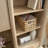 Desktop Hutch, Brown Finish