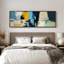 Très grandes formes abstraites colorées, composition moderne, impression d'art mural-878589065-878589064