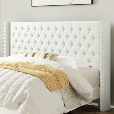 Upholstered Button Tufted Headboard