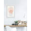 Peach Over Peach 1 Piece Single Picture Frame Painting-41365408