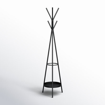 Verna 6 - Hook Freestanding Metal Coat Rack