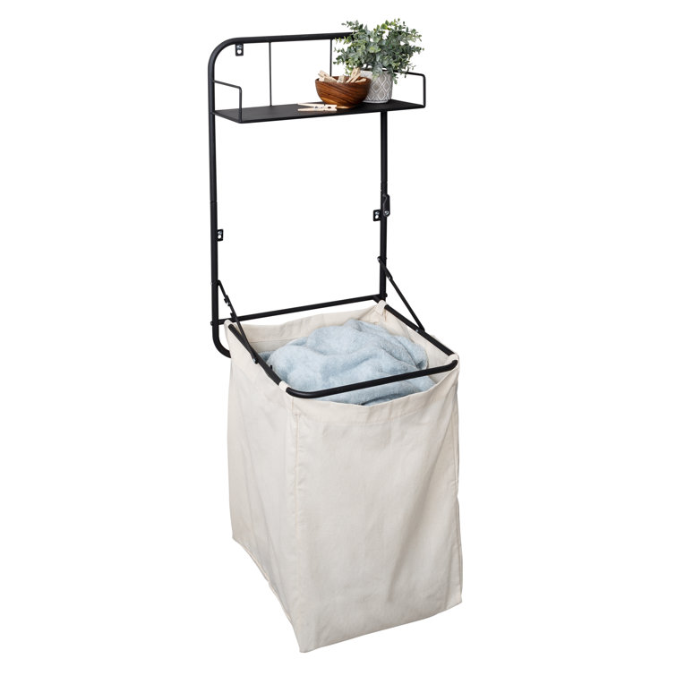 Collapsible Wall-Mounted Hamper Rebrilliant