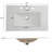 36" Bathroom Vanity With Ceramic Sink-557412532