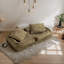 Bean Bag Sofa With 5 Adjustable Backrest & Massage Pillow-725226181
