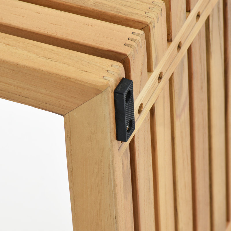 Table d'appoint d'extérieur en teck 16 po Perina