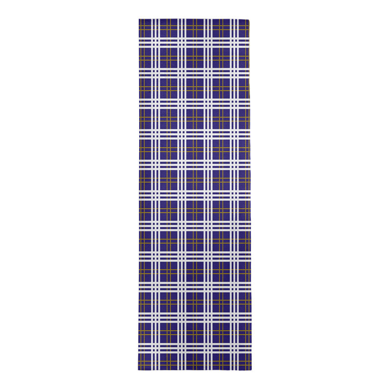 Plaid Indoor Rug, Runner 2'6" x 8'