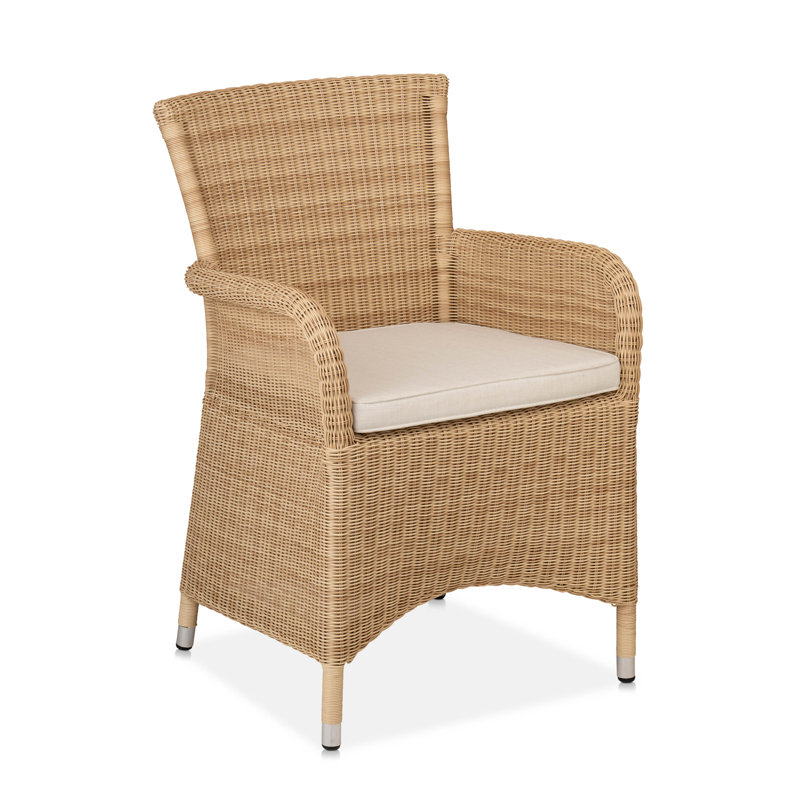 Fauteuil de salle à manger d'extérieur avec coussin Savannah
