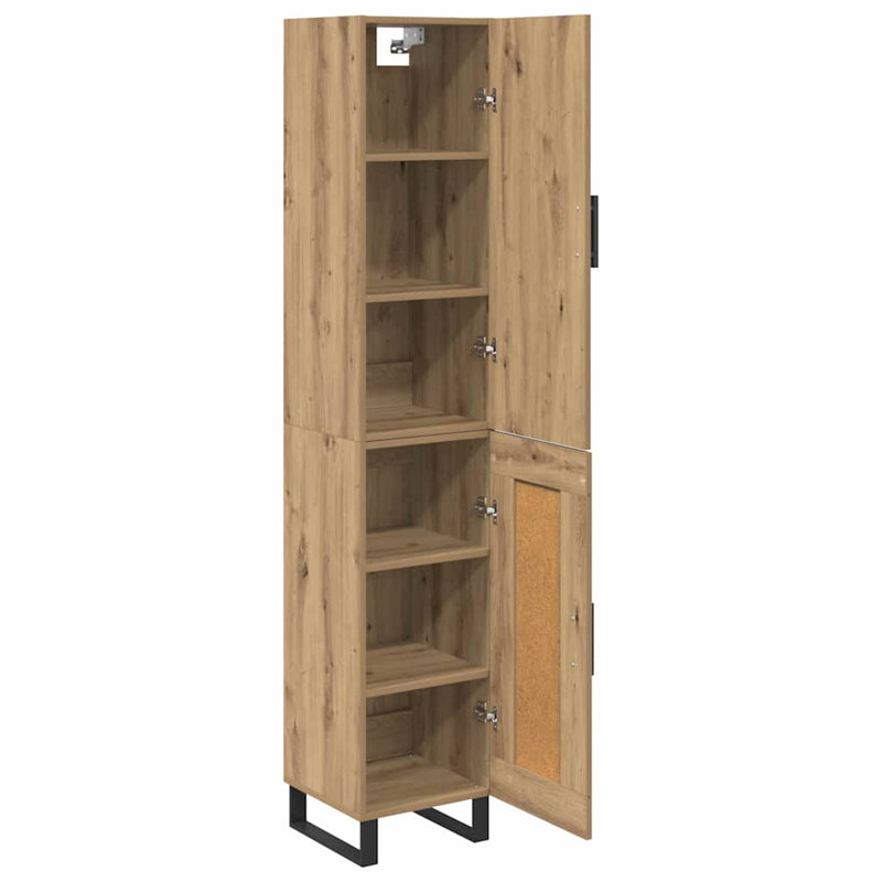 34.5cm Sideboard, Artisan Oak