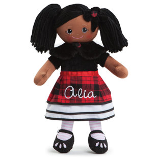 Poupée de chiffon afro-américaine personnalisée