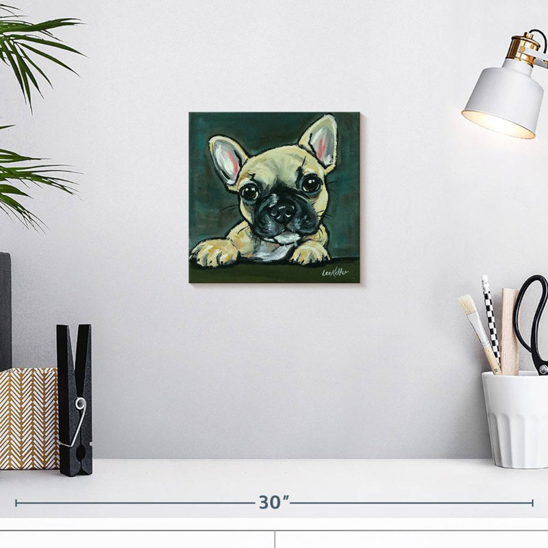 Crowle Frenchie Pup, H 10 po x l 10 po