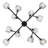 Quaseem Glass LED Flush Mount-853253387