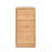 Solid Oak Bedside Table Storage Cabinet for Living Room - Free-Standing Corner Cabinets Storage Table