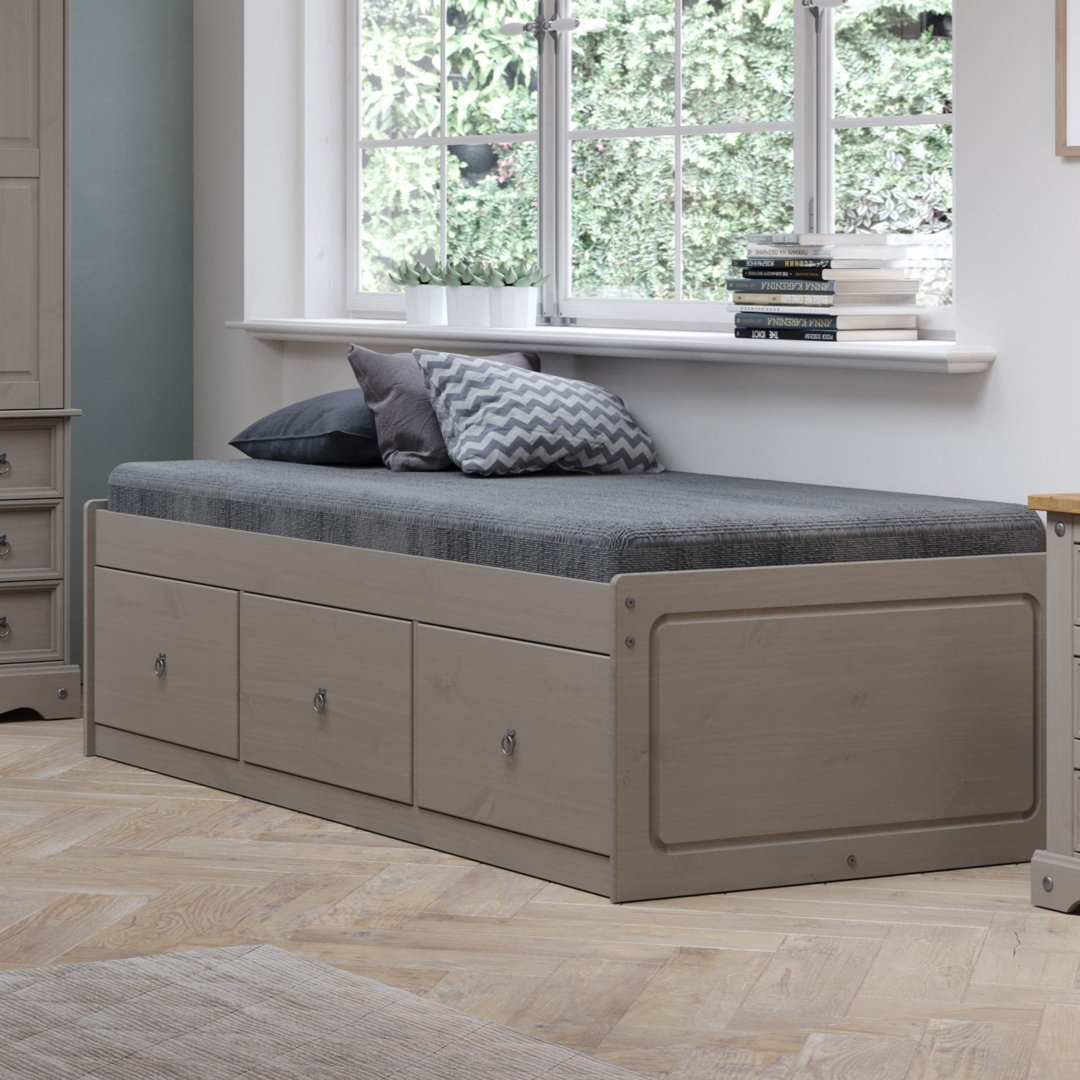 Apache single bed size Cabin Bed, with 3 Large Storage Drawers