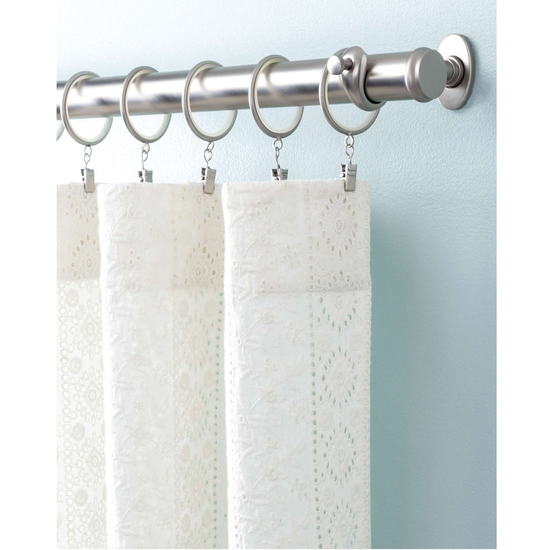 Eyelet Semi Sheer Curtain, 42"W x 96"L