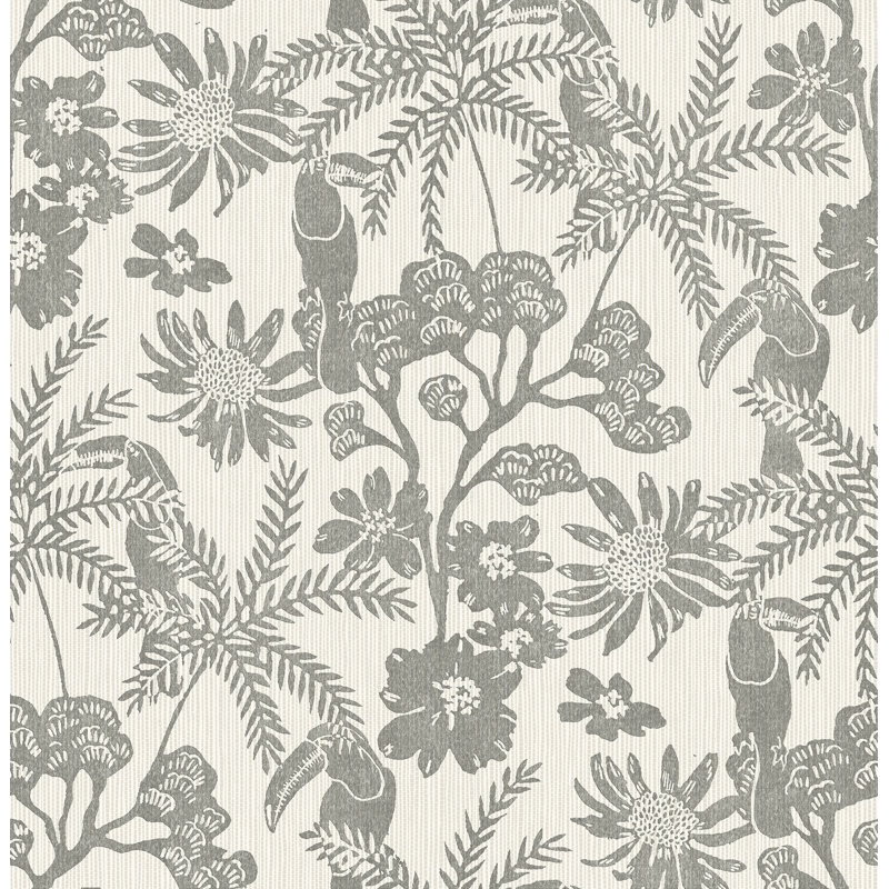 Papier peint jacaranda taupe, Gris