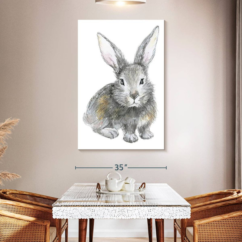 Brampt Baby Rabbit, 51" H x 34" W