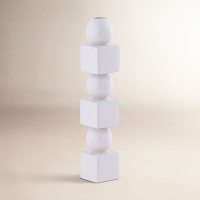 Paulding Aluminum Pillar Candle Holder