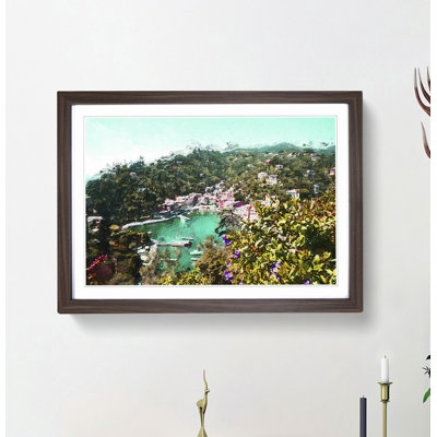 Portofino in Italy - Picture Frame Painting Print