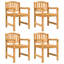Topher 4 - Person Teak Patio Dining Set with Rectangular Table-799556895