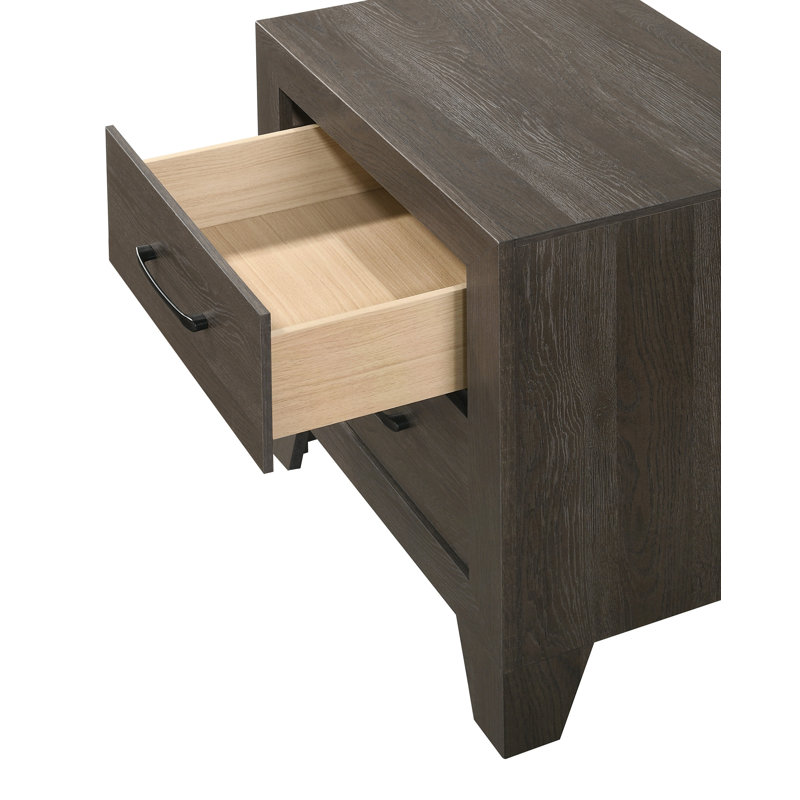 Ensemble de chambre à coucher avec lit plateforme Jahdel, Simple