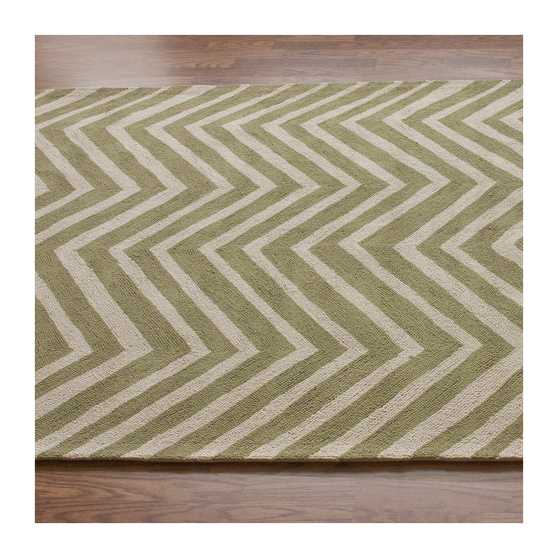 Wolfenbarger Wool Chevron Indoor Rug, Rectangle 5' x 8'