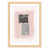 Cadre cube naturel mat