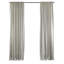 Paire de rideaux obscurcissant avec pattes de couleur unie-872553140-900887518