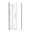 Porte de douche en verre trempé de 1/4 po avec pivot universel - 1 3/8 po réglable, ouverture / fermeture 36 000 fois, mouvement en douceur, fuite, article en alliage d'aluminium testé / ouvert, caractère