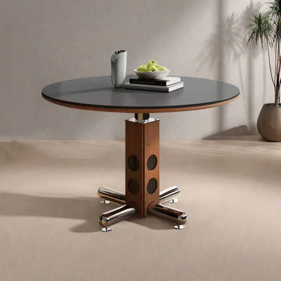 Table de salle à manger ronde Bauhaus