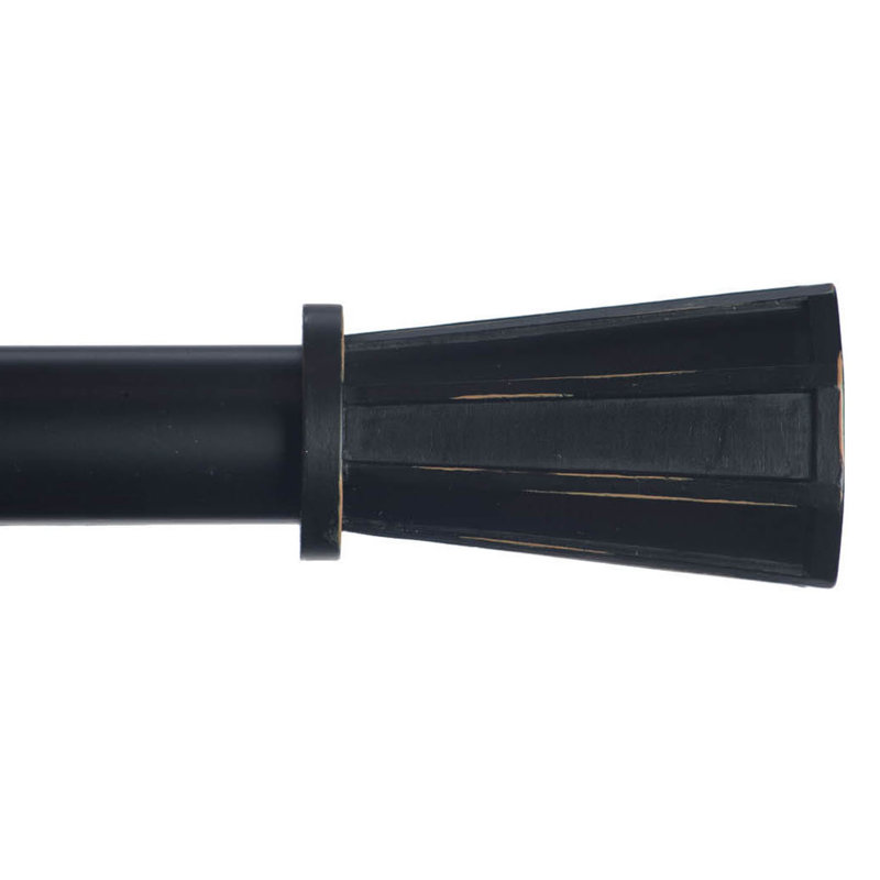 Tringle à rideaux simple 1 po Liskeard, H 2 po x l 48 po x P 4,25 po, Onyx
