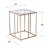 Nicholance Glass Top End Table