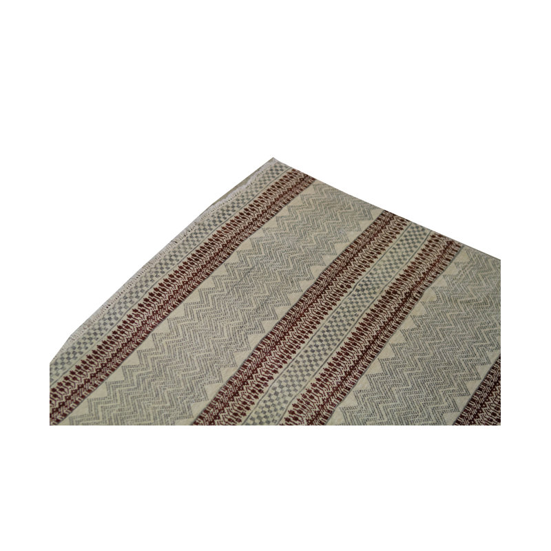 Wool Striped Area Rug