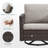 Ingvald 7-9 Person All-Weather Wicker Outdoor Conversation Set Seating Group With Swivel Chairs And Coffee Table-1224543010