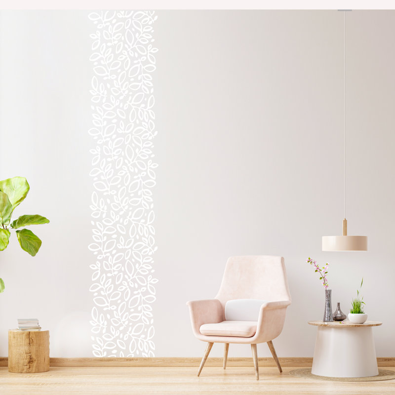 Non-Wall Damaging Wall Decal, White