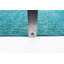 Tapis turquoise à transition de couleur 4 pi 7 po x 7 pi 11 po