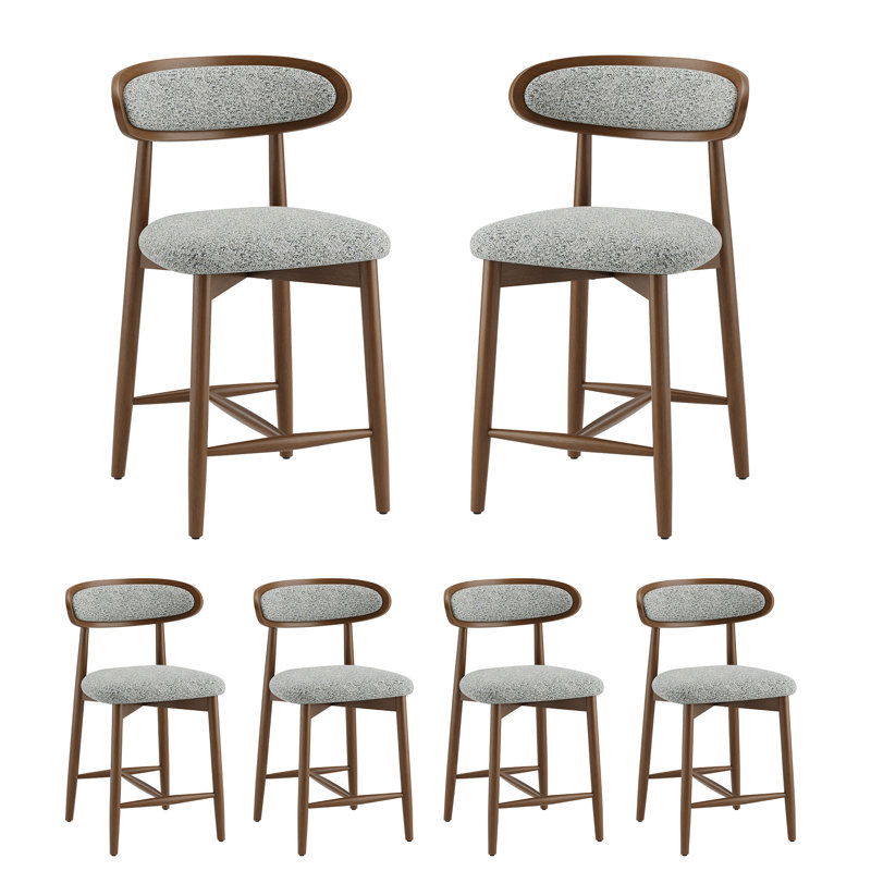 Tabouret de bar 24,8 po H 24,8 po, Gris clair
