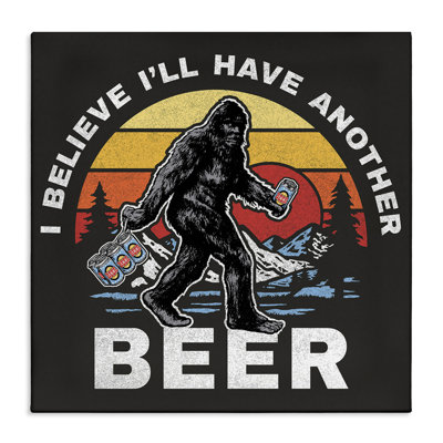 Another Beer Monster Canvas Wall Art by Jedco Brands, Inc.