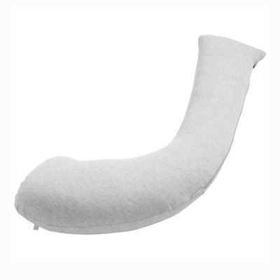 L-Shaped Pregnancy Body Pillow for Side Sleepers,Soft Maternity Pillow with Washable Removable Jersey Cover,Full Body Support for Head,Neck & Belly for Pregnant Women