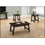 Ensemble de table moderne 3 pièces avec tables basses, de bout et d'appoint pour un décor de salon élégant et fonctionnel